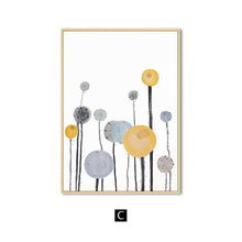 Load image into Gallery viewer, Modern Flowers Wall Art Canvas