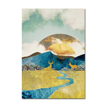 Load image into Gallery viewer, Sunset and Sunrise Wall Art Canvas