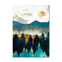 Load image into Gallery viewer, Sunset and Sunrise Wall Art Canvas