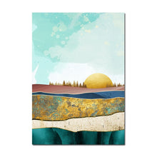 Load image into Gallery viewer, Sunset and Sunrise Wall Art Canvas