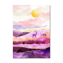 Load image into Gallery viewer, Sunset and Sunrise Wall Art Canvas