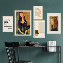 Load image into Gallery viewer, Woman Wall Art Canvas