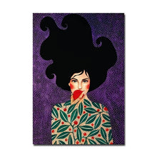 Load image into Gallery viewer, Modern Girl Wall Art Canvas