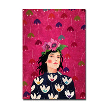 Load image into Gallery viewer, Modern Girl Wall Art Canvas