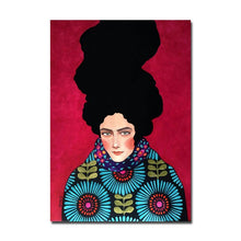 Load image into Gallery viewer, Modern Girl Wall Art Canvas