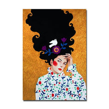 Load image into Gallery viewer, Modern Girl Wall Art Canvas