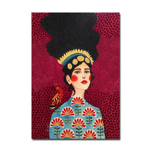 Load image into Gallery viewer, Modern Girl Wall Art Canvas