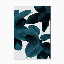 Load image into Gallery viewer, Pink and Green Flowers Wall Art Canvas