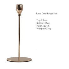 Load image into Gallery viewer, Luxury Gold Iron Candlestick