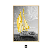 Load image into Gallery viewer, Sail Wall Art Canvas

