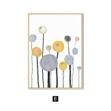 Load image into Gallery viewer, Modern Flowers Wall Art Canvas
