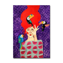 Load image into Gallery viewer, Modern Girl Wall Art Canvas
