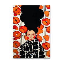 Load image into Gallery viewer, Modern Girl Wall Art Canvas

