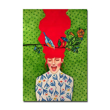 Load image into Gallery viewer, Modern Girl Wall Art Canvas
