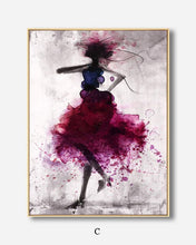 Load image into Gallery viewer, Modern Girl Wall Art Canvas
