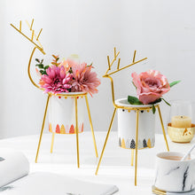 Load image into Gallery viewer, Gold Deer Pot
