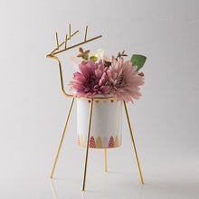 Load image into Gallery viewer, Gold Deer Pot
