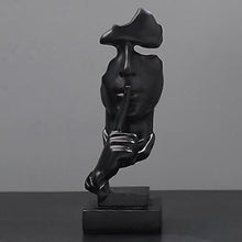 Load image into Gallery viewer, Silence Black and White Sculpture
