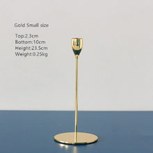 Load image into Gallery viewer, Luxury Gold Iron Candlestick
