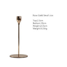 Load image into Gallery viewer, Luxury Gold Iron Candlestick
