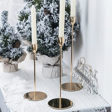 Load image into Gallery viewer, Luxury Gold Iron Candlestick
