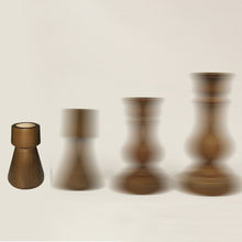 Load image into Gallery viewer, Wooden Candlestick
