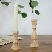 Load image into Gallery viewer, Retro Wooden Candlestick
