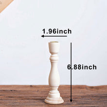 Load image into Gallery viewer, Retro Wooden Candlestick

